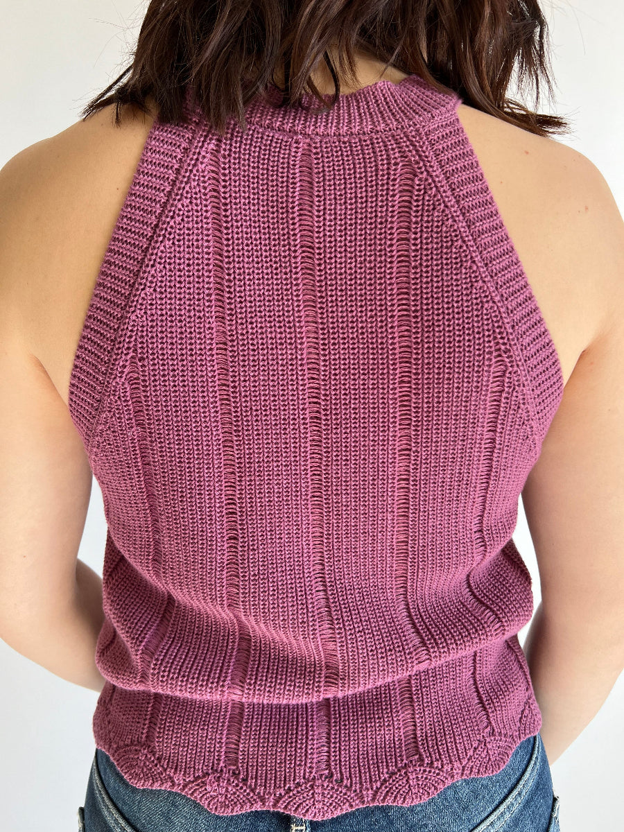Sookie Plum Halter Sweater