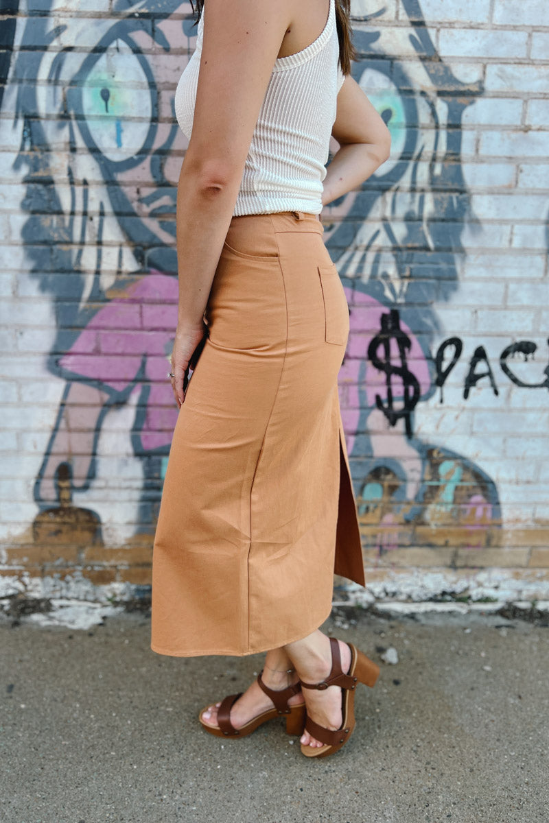 Tea Time Twill Skirt