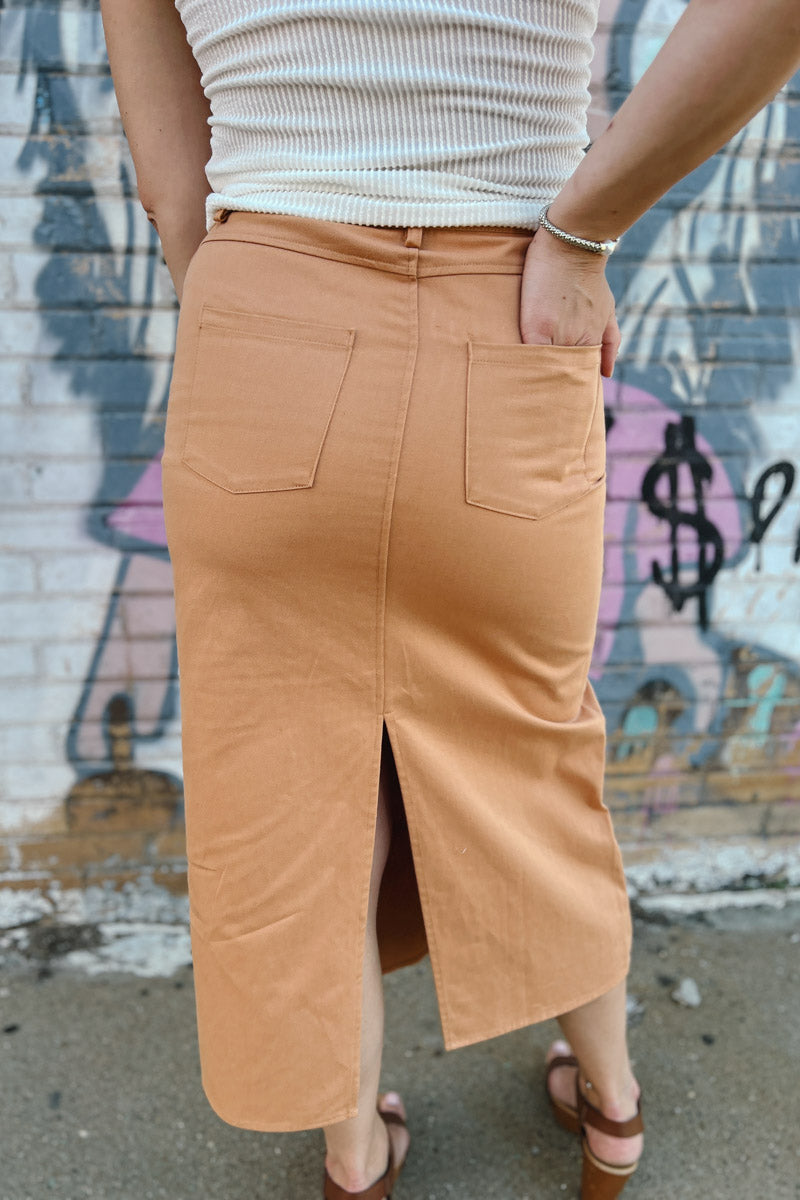 Tea Time Twill Skirt