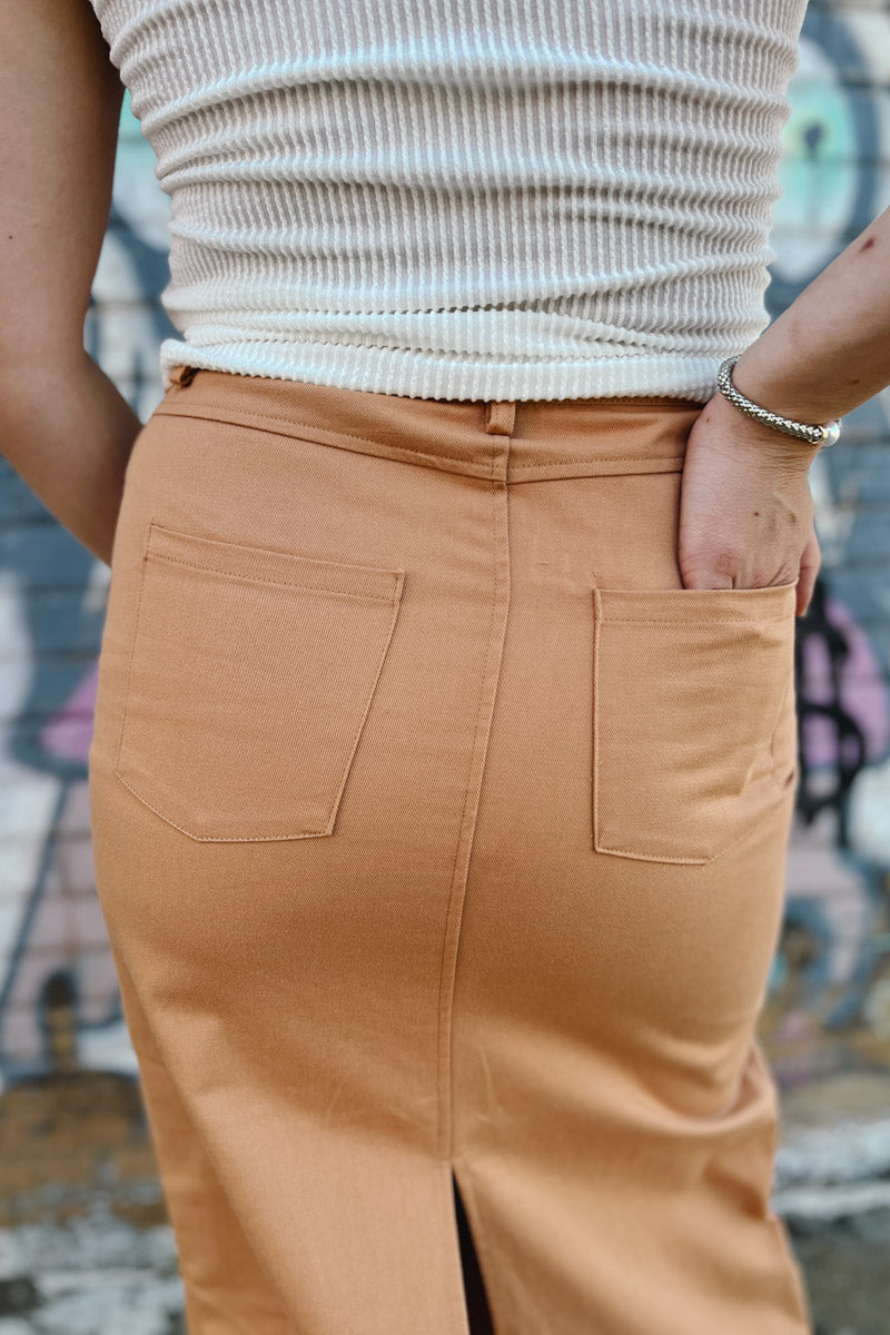 Tea Time Twill Skirt