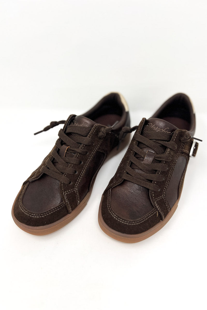 Topanga Espresso Suede Sneaker