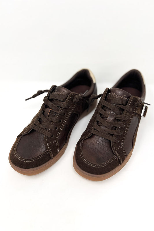 Topanga Espresso Suede Sneaker