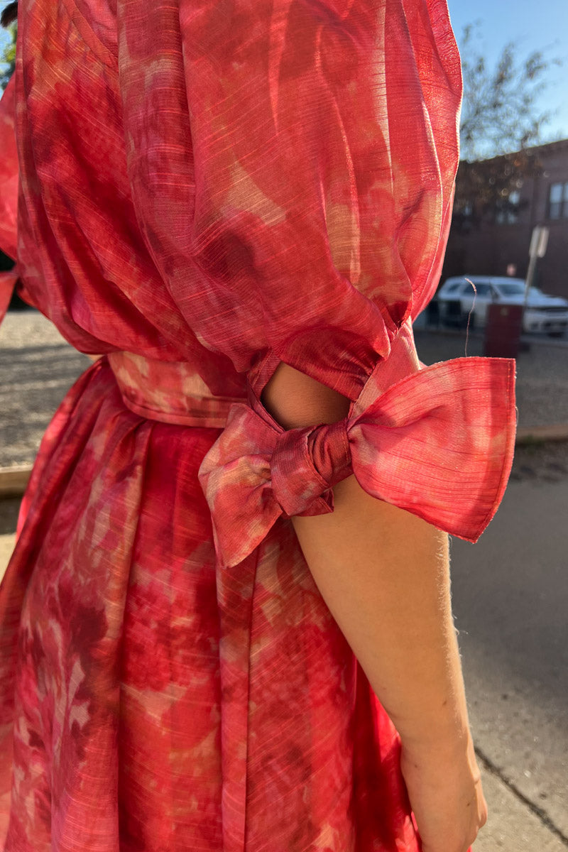 Tropical Escape Watercolor Dress