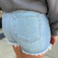 Whitney Distressed Fray Hem Shorts