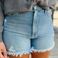 Whitney Distressed Fray Hem Shorts