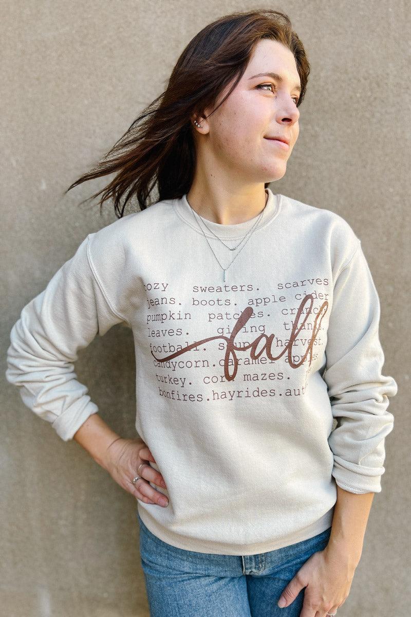 Words of Fall Sweatshirt