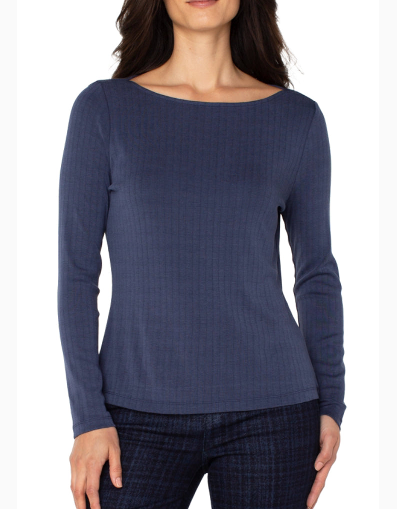 Helena Boat Neck Knit Top